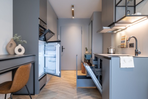 Geräumiges Studio-Apartment mit Vollausstattung | verfügbar ab sofort!, 10247 Berlin, Apartment