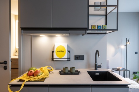 Über den Dächern von Friedrichshain! Vollausgestattetes Studio-Apartment Nähe Boxhagener Platz, 10247 Berlin, Apartment